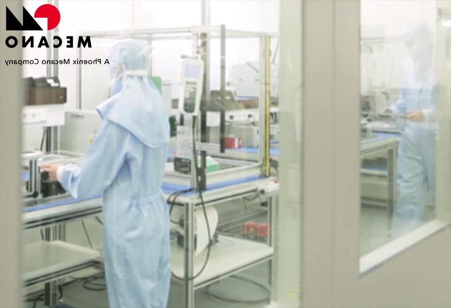 Iso-classified control area/clean room production